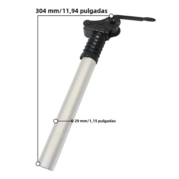 Soporte De Asiento Para Scooter Eléctrico Na'enbo ES2 Con Barra De Conexión Blanca De 28.6mm Accesorio Para Patinetas - 1