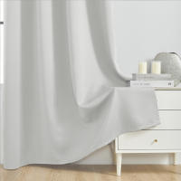 Cortina De Blackout De Alta Calidad 1 Pieza Suave Y Cómoda Amigable Con La Piel Apta Para Dormitorio Sala De Estar Cocina - details 8