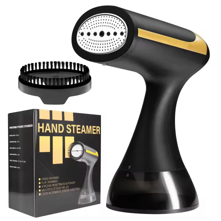 Vaporizador para Ropa 1500W, Vaporizador de Ropa para Casa, Oficina, Viaje, Vaporizador de Mano Portátil Actualizado 300ML Depósito de Agua de Gran Capacidad, Quita Arrugas,25s Calor Rápido Vaporizador de Mano para Ropa de Viaje Quita Arrugas de Tela para - 1