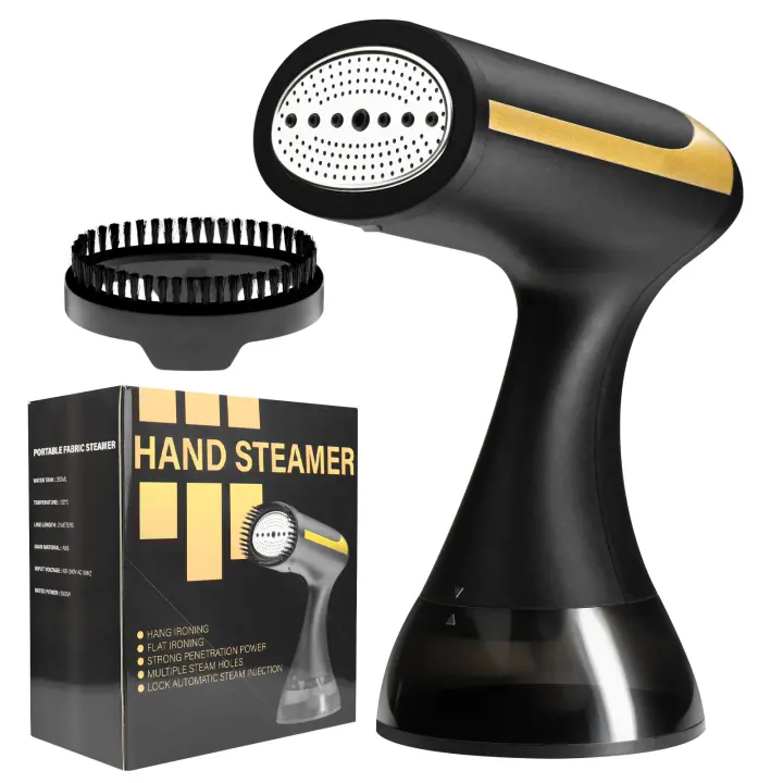 Vaporizador para Ropa 1500W, Vaporizador de Ropa para Casa, Oficina, Viaje, Vaporizador de Mano Portátil Actualizado 300ML Depósito de Agua de Gran Capacidad, Quita Arrugas,25s Calor Rápido Vaporizador de Mano para Ropa de Viaje Quita Arrugas de Tela para - 1