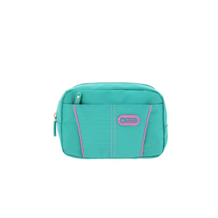 ESTUCHE MODELO EATFIT DOS BOLSILLOS VERDE/GOMAS ROSAS TOTTO AC52KLA002-1710Z-V2P - 1