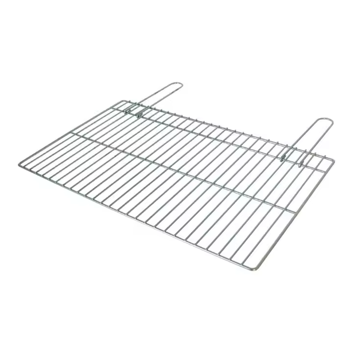 Algon - Parrilla Barbacoa Simple Zincada - Resistente, Duradera y Fácil de Limpiar - Portátil y Compacta - Ideal para Carnes y Pescados - Versátil para Exteriores - 1