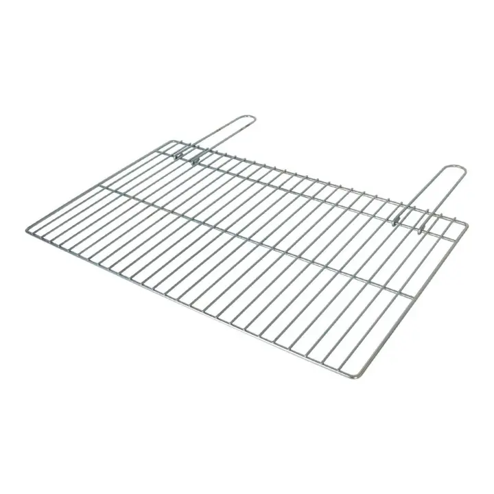 Algon - Parrilla Barbacoa Simple Zincada - Resistente, Duradera y Fácil de Limpiar - Portátil y Compacta - Ideal para Carnes y Pescados - Versátil para Exteriores - 1