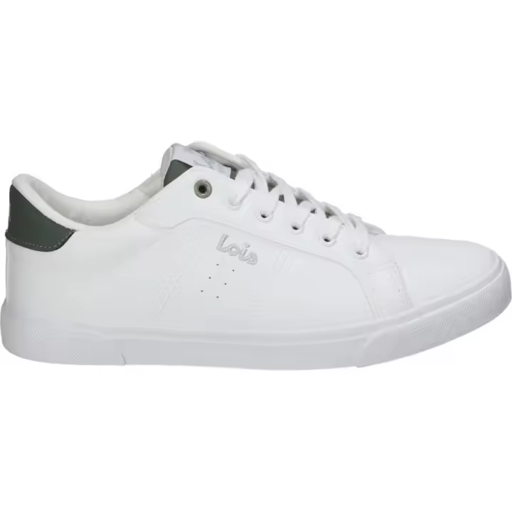 LOIS | Zapatillas Lois para Hombre – Deportiva Baja en Color Blanco – Sneakers con Cierre de Cordones – Estilo Casual – Versátiles – Combinables y Cómodos – Modelo 61346 - 1