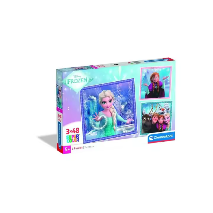 PUZZLE FROZEN 3 X 48 PIEZAS. - 1