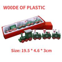 Adorno De Navidad De Tren De Madera/Plástico Decoración De Feliz Navidad Para El Hogar Regalos De Xmas 2023 Día De Año Nuevo 2024 - details 26