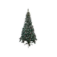 Árbol de Navidad con piñas y Bayas, Pino Artificial Verde con Puntas Blancas, Adornos para Navidad, árbol de Navidad artificial de abeto de alta calidad de para el hogar, oficina, decoración de fiesta, fácil montar, 90cm, 120cm, 150cm, 180cm, 210cm - details 1