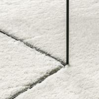 Alfombras vidaXL Crema Poliéster 120 x 170 cm Duradera - details 6