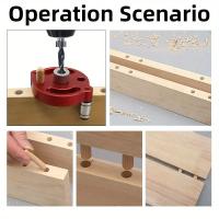 Juego De Guía De Taladro Manual Para Agujeros Rectos Localizador De Orificios En Panel De Madera Herramienta De Puncher - details 11