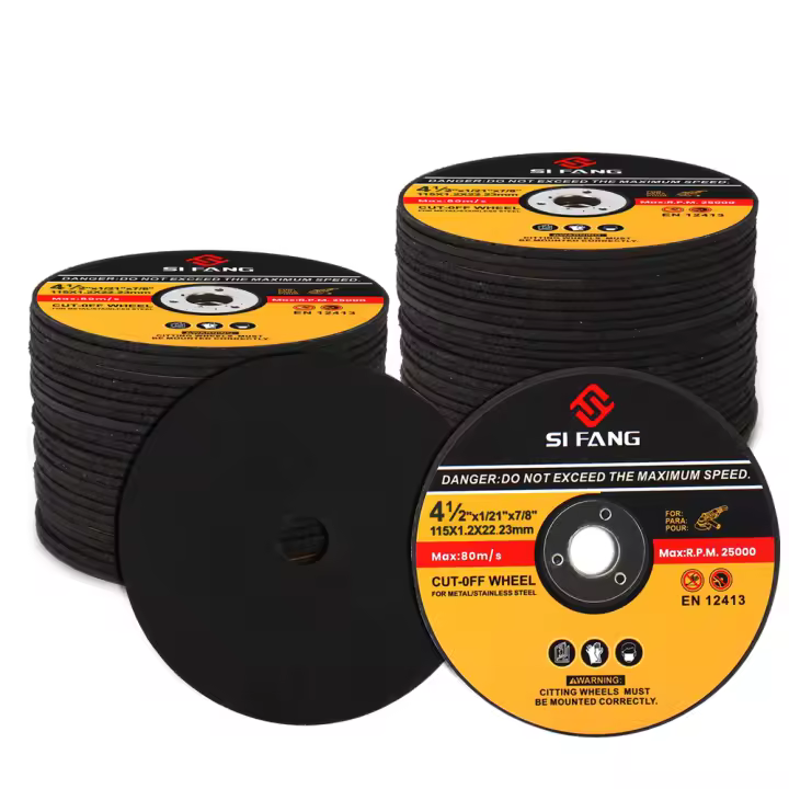 Set De 5 Discos De Corte Metálico Para Amoladora Angular 75/115/125mm Resina Para Acero Madera Herramienta De Corte - 1