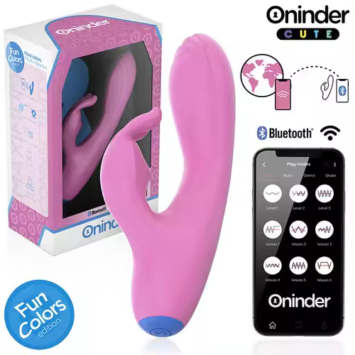 LOVE BUNNY VIBRADOR PUNTO G Y CLITORIS - APP MUNDIAL GRATUITA - ONINDER CUTE - 1