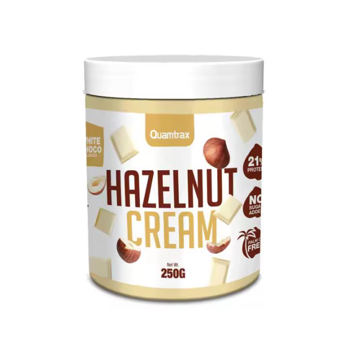 Quamtrax Cream Hazelnut 250 Gr. White Chocolate - 1