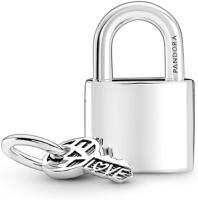 Pandora Moments Charms - Candado y llave de plata de ley，Incluye Caja Original - details 0