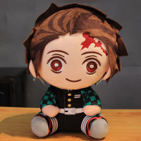 Muñecos De Peluche Anime Lindo De Tanjiro Nezuko Inosuke Giyu Tomioka Juguete Suave Para Amantes De Anime Regalos De Cumpleaños Para Niños Y Niñas - details 3