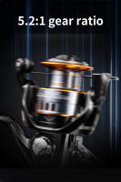 Carrete De Pesca Rooblinos HE Spinning Metal Completo Adecuado Para Aguas Dulces Y Saladas Cualquier Especie De Pescado Manija De Palanca Para Pesca En Río Lago Oceánico Y Montaña - details 5