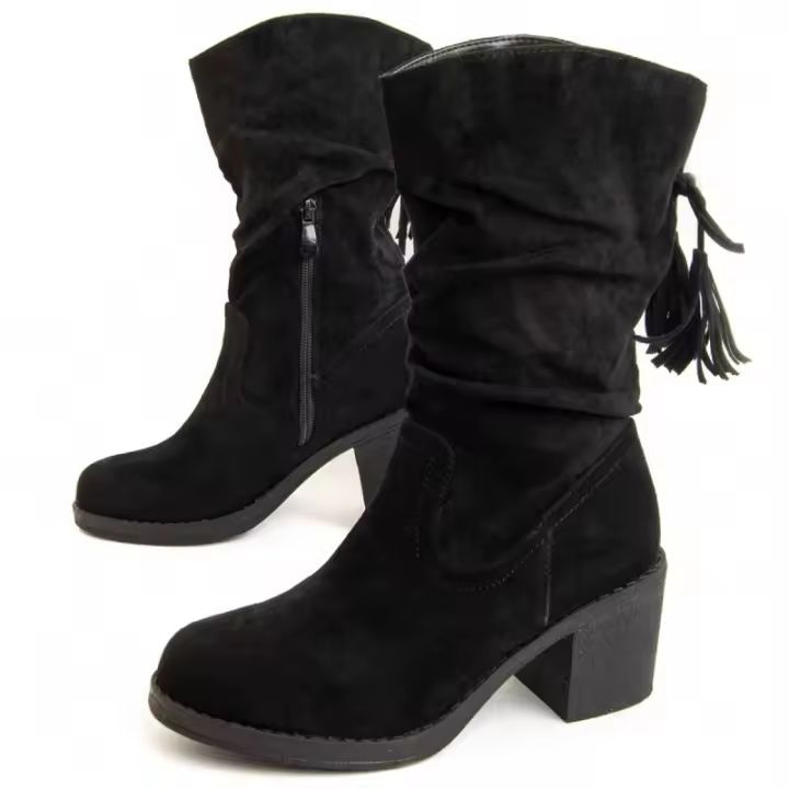 Botín De Tacón Para Mujer.  Montevita  Bottivita70  95824 - 1