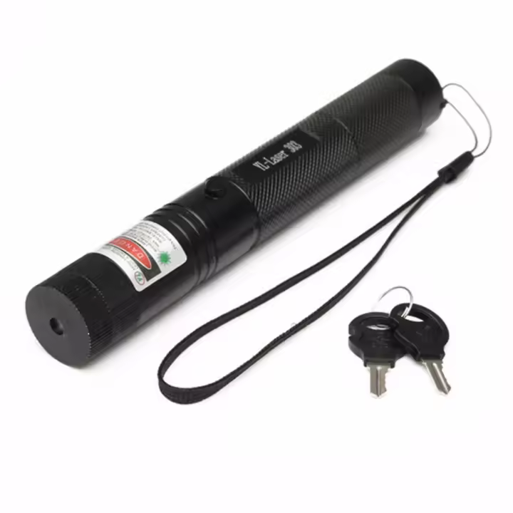 ZVD 303 Green Light Laser Starry Star Flashlight Green Light Laser Pointer Command Pen Laser Light Flashlight - 1