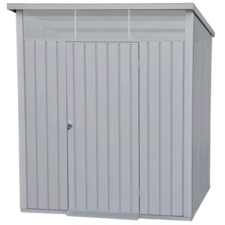 Casa de metal paladio 6 'x 5' Duramax 196,5x199x229 cm color gris - 1