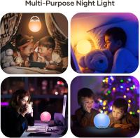 Luz Nocturna recargable por USB, Luz Cálida regular y Luz Nocturna para Bebe de 7 Colores, Interrupción tácril - details 2