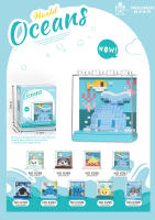 Oceanarium Juguetes Educativos De Bloques De Construcción Para Niños Modelos De Ballena Delfín Tiburón Decoraciones De Animal - details 5