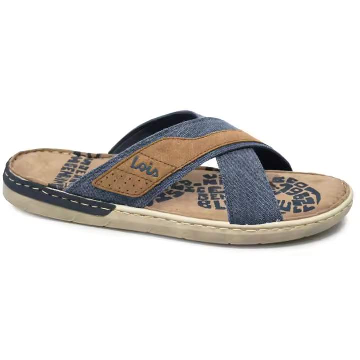 Sandalia destalonada Lois para hombre 86091 marino - 1