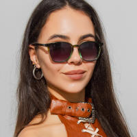 Gafas De Ciclismo Cuadradas Para Hombres Y Mujeres Marco Rectangular Solares Para Mujer Gafas De Moda Retro Y2K Grados Hip Hop Protección UV400 - details 31