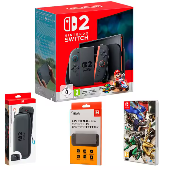 CONSOLA NINTENDO SWITCH 2 + MARIO KART WORLD SWITCH 2 PACK GV 2 - Nueva a Estrenar - España - 1