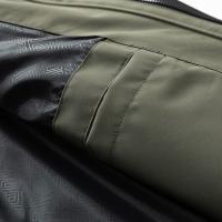 Chaqueta Impermeable Para Hombres Capucha Zip up Suave Para Exteriores Verde Azul Negro Ligera Para Primavera Y Otoño Ropa De Camping Y Senderismo - details 11