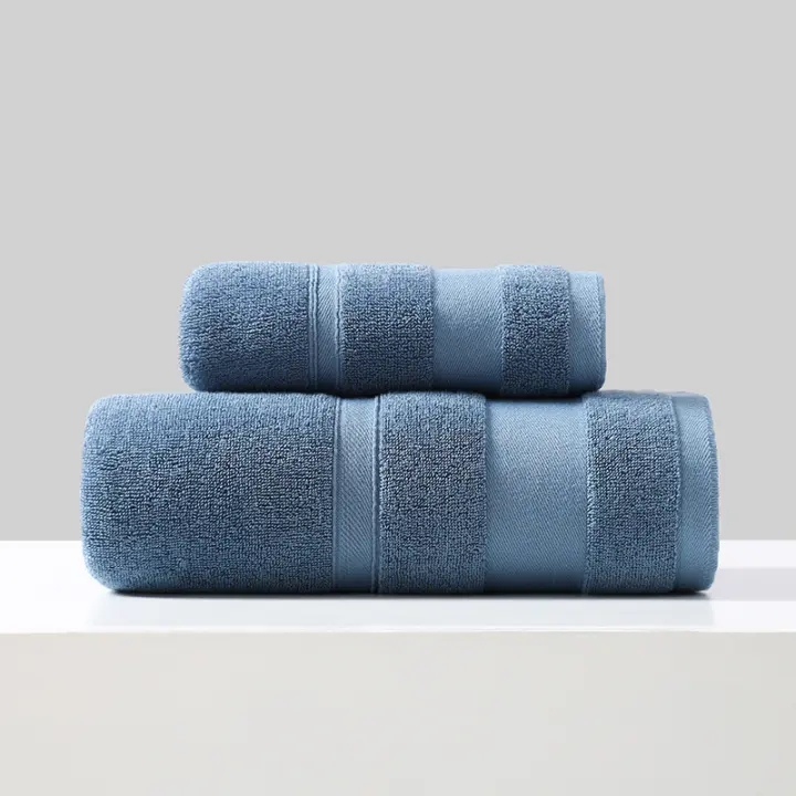 Toalla de Baño y Toalla de Mano de Algodón 100% Extra Suave, Altamente Absorbente, Secado Rápido - 1