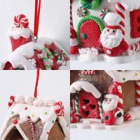 Luz De Colgante LED De Tema Navideño Con Figuras De Pascuero Y Galletas Decoración De Casa Para Año Nuevo Y Fiesta En El Árbol De Navidad - details 9