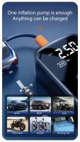 Compresor de aire inalámbrico para coche, bomba de aire eléctrica para inflar neumáticos de motocicleta, bicicleta, barco, coche, neumáticos inflables. - details 2