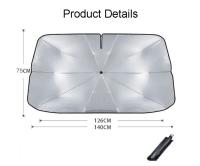 Manalex. Parasol plegable para el coche con funda para guardar - details 0