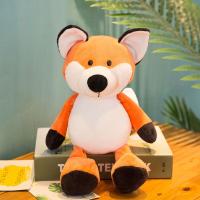 Muñeco De Peluche Realista De 25cm León Tigre Elefante Mono Leopardo Ganso Zorro Juguete De Peluche Simulación Animales Selváticos Para Regalo De Niños - details 1
