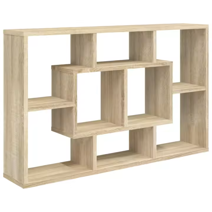 VidaXL Estantería de madera Madera Ingeniería Roble Sonoma 85x16x52,5 cm - 1