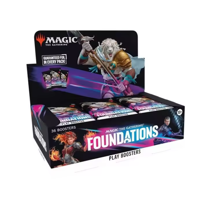 Magic The Gathering Foundations Play Booster Display (inglés) 36 sobres Raíz Merchan-Store - 1