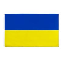 Bandera De Ucrania Azul Amarilla 90x150 Cm Para Decoración Material Poliéster Estilo Volador Impresión En Polartec - details 3