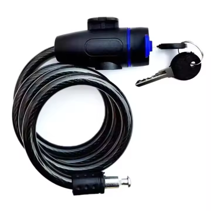 Cerradura De Cadena Para Motocicleta De Gran Resistencia Anti-Robo Con 2 Llaves Para Seguridad Máxima Y Reinforcement De Bicicleta - 1