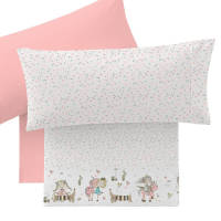 Manterol Juego sábanas Infantil Unicornio Rosa - Junior 607 c.04 para Cama de 90 cm - details 1