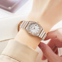 Reloj De Lujo Para Mujer Resistente Al Agua Con Iluminación Luminosa Y Mostrador De Calendario Acero Inoxidable Reloj De Cuarzo De Alta Calidad - details 2