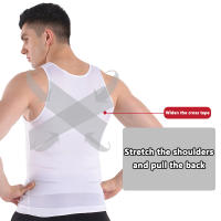 Chaleco Modelador De Cuerpo Para Hombres Chaleco De Compresión Para Gimnasio Control Abdominal Sin Mangas Ajuste Slim Para Ejercicio - details 12