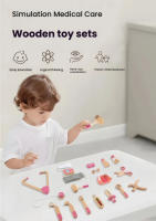 Juego De Película De Médico De Madera Para Niños Set De Juego De Roles Con Bolsa Médica Para Niños Y Niñas Juguete Educativo Para Bebés a Partir De 3 Años - details 12