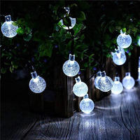 Luces De Cadena Solar LED Para Exterior Con 8 Modos De Iluminación Bola Burbuja Para Jardín Bodas Camping Fiestas De Navidad Decoración - details 11
