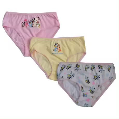 Pack de 3 braguitas niña Bluey en caja regalo MERCHAN-STORE - 1