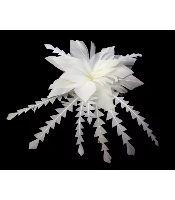Artipistilos - Flor de Plumas de Ánade - Sombrero de Moda - 1