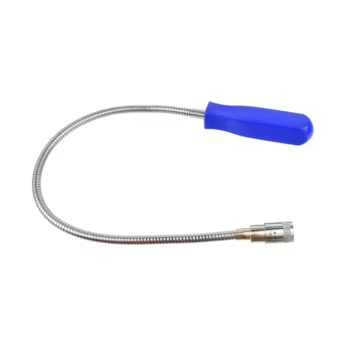 RECOGEDOR FLEXIBLE CON LA PUNTA IMANTADA,IMAN EN LA PUNTA CON LUZ LED -TALLER- - 1