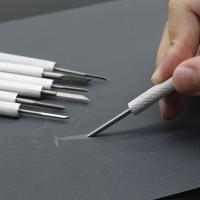 Set De 7 Herramientas De Grabado Miniatura Para Coche Y Madera Cuchillo De Grabado De Oliva Herramienta De Grabado En Acero Inoxidable Para Trabajos De Madera - details 2