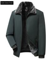 Chaqueta De Poliéster Impermeable Para Hombres Con Capucha Casual De Invierno Cuello Erguido Manga Larga Abrigo Acolchado Windbreaker Outerwear - details 12