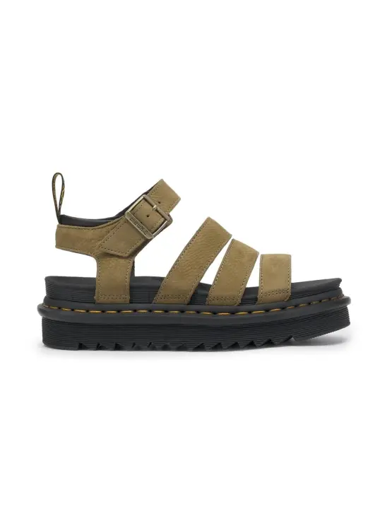 Dr. Martens Sandalias Blaire Mujer Oliva - Look Veraniego - 1