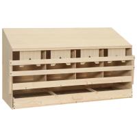 vidaXL Ponedero Gallinas Aves Cesta Extraíble Huevos Plegable Madera Dimensiones 72x33x38cm (3 compartimentos),  63x40x45cm (2 compartimentos),  63x40x65cm (2 compartimentos) y mas - details 6