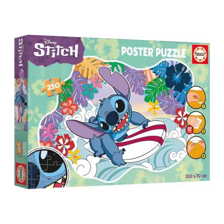 STITCH PUZZLE POSTER 250 PIEZAS DE EDUCA - 1